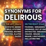 Synonyms for Delirious