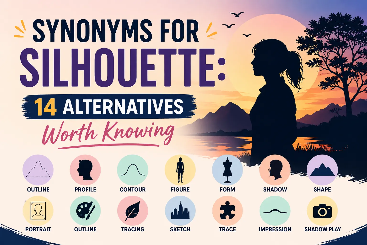 Synonyms for Silhouette