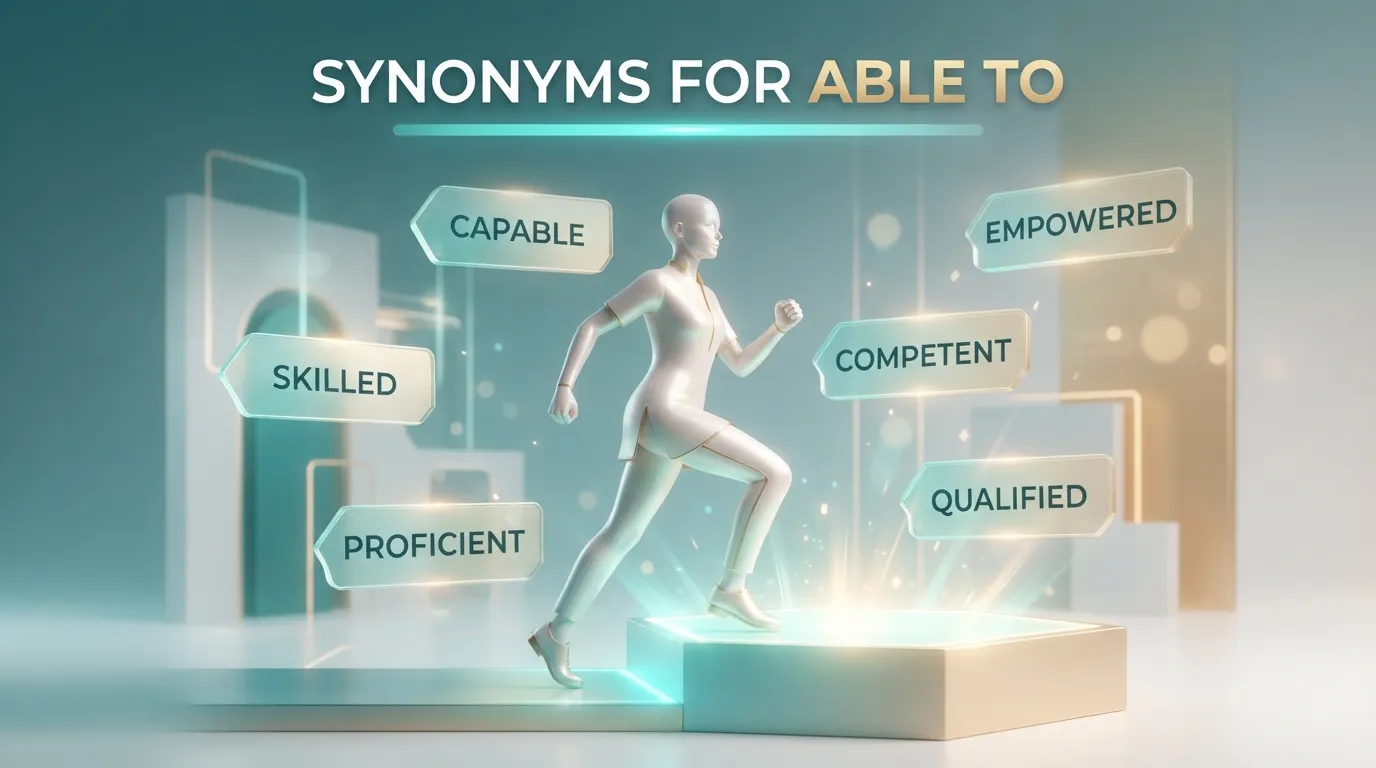 Synonyms for Able To