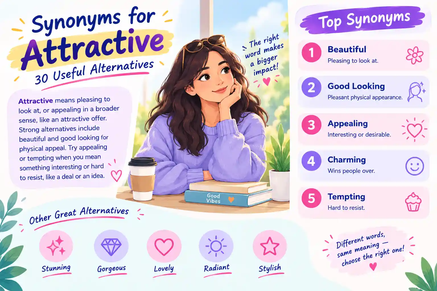 Synonyms for Attractive