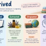 Synonyms for Derived