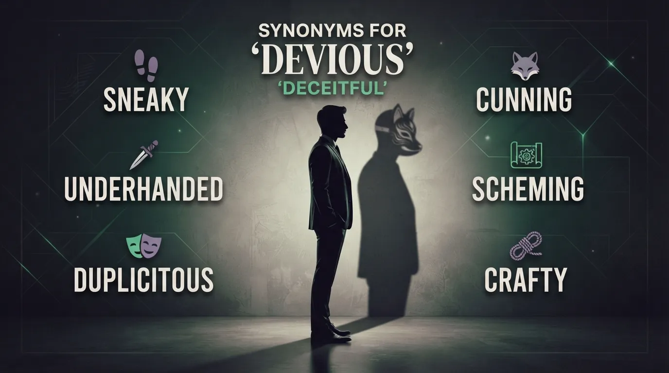 Synonyms for Devious
