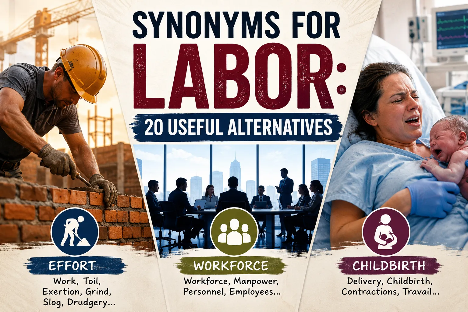 synonyms for labor