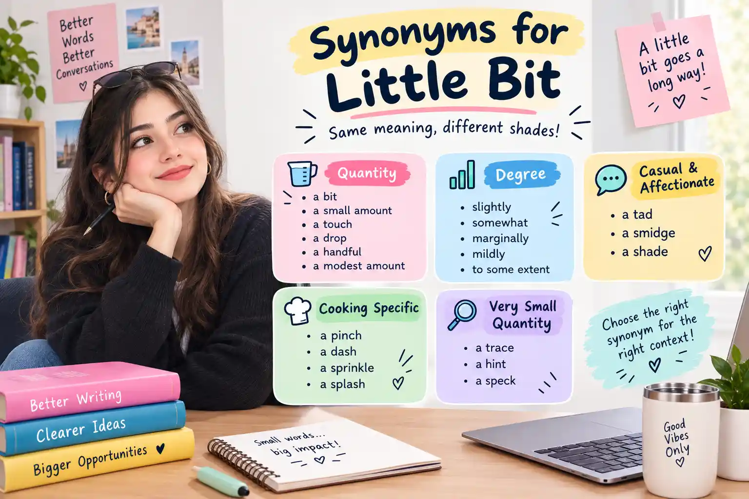 Synonyms for Little Bit