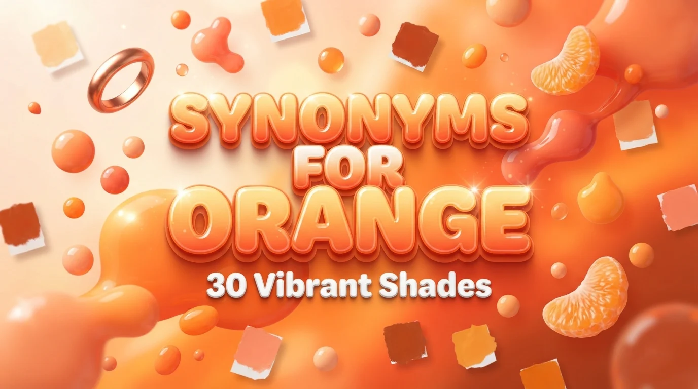 Synonyms for Orange Color