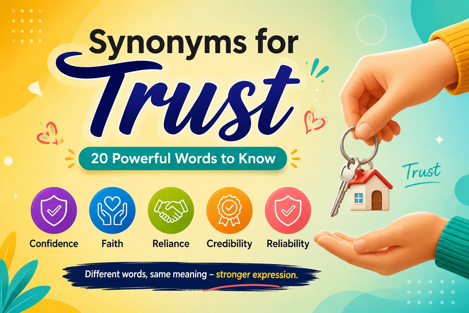 Synonyms for Trust