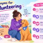 Synonyms for Volunteering