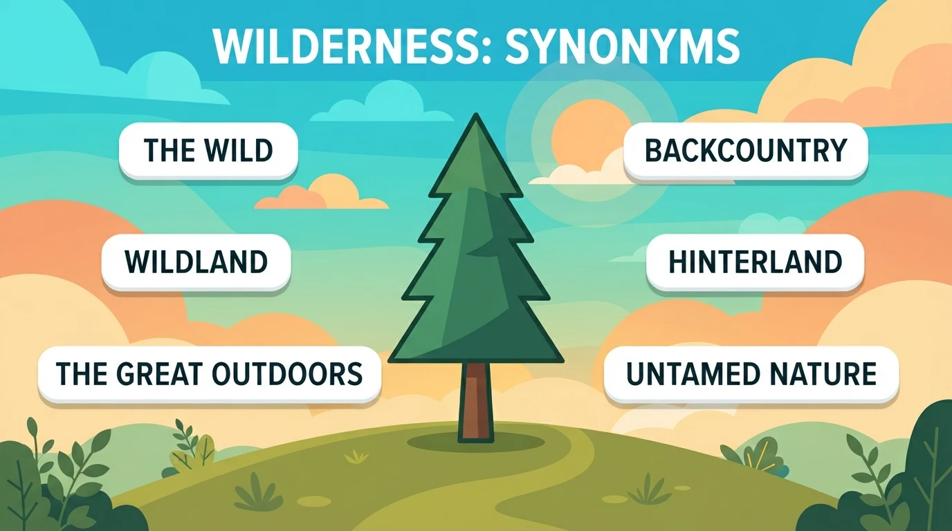 Synonyms for Wilderness